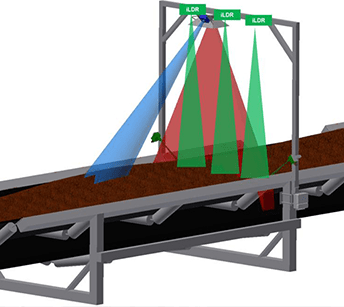 Conveyor belt tracking features with high-speed radar sensors